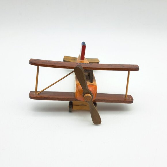 Wooden Biplane Model -Cuba - Picture 4 of 11
